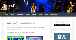 Desktop Screenshot of harvestministryteams.com